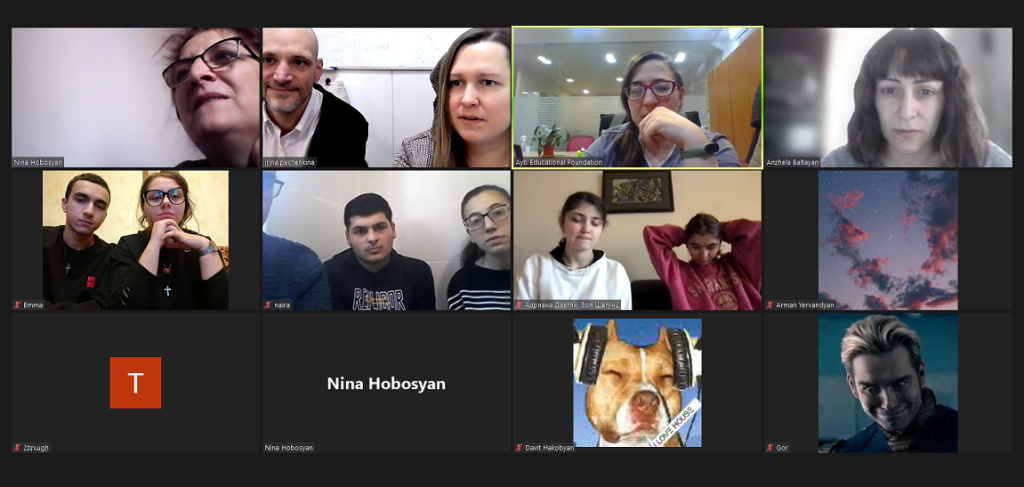 ProfHolod-ն առցանց կոնֆերանս անցկացրեց Հայաստանի պատանի քիմիկոսների հետ